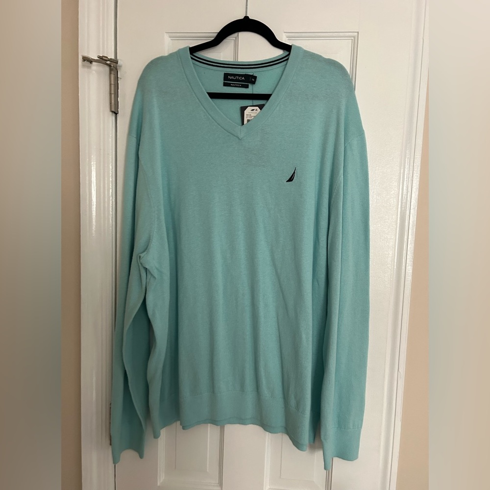 Men Nautica V-Neck Sweater